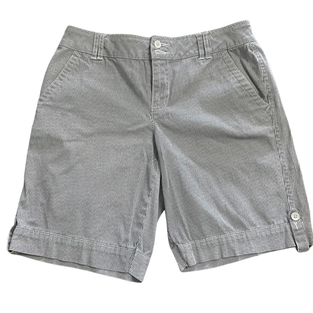 Faded Glory Striped Bermuda Shorts